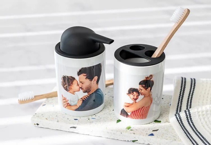 Geschenken Smartphoto Woondecoratie | Zeepdispenser & Badkamerset