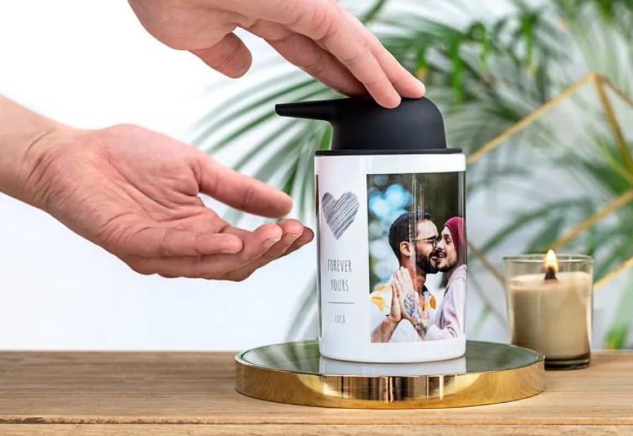 Geschenken Smartphoto Woondecoratie | Zeepdispenser & Badkamerset