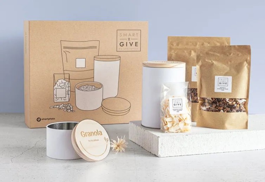 Geschenken Smartphoto Gegraveerde Producten | Cadeaupakket Granola