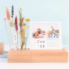 Geschenken Smartphoto Woondecoratie | Bureaukalender Met Gedroogde Bloemen