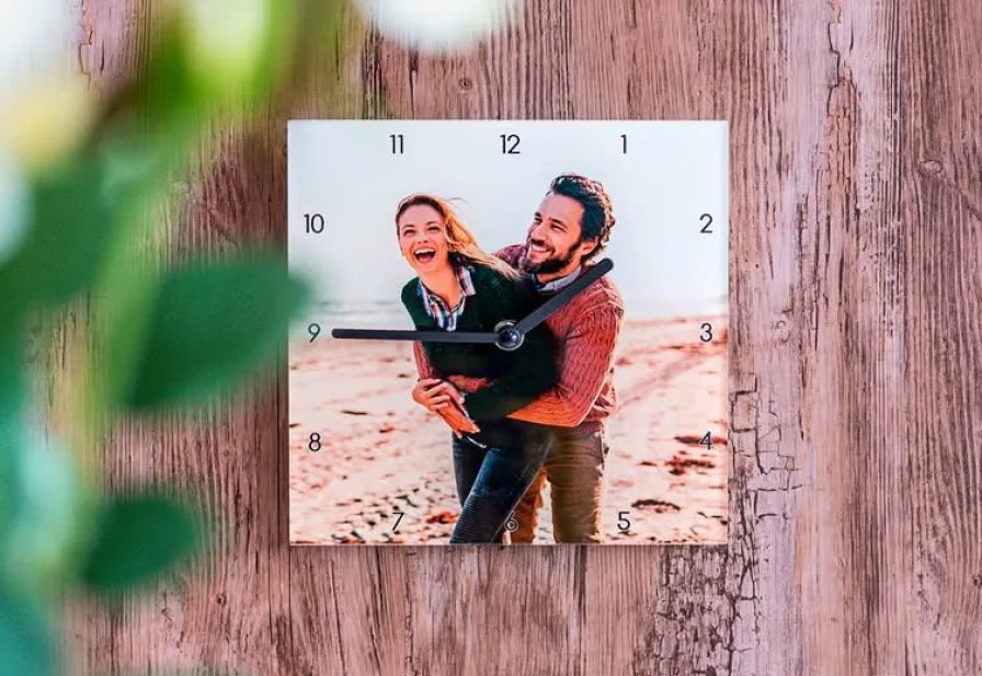 Geschenken Smartphoto Woondecoratie | Ontwerp Je Originele Klok Met Foto'S