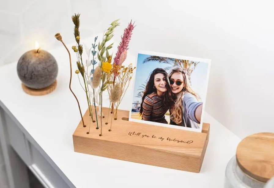 Geschenken Smartphoto Woondecoratie | Luxe Fotoprints Met Gedroogde Bloemen