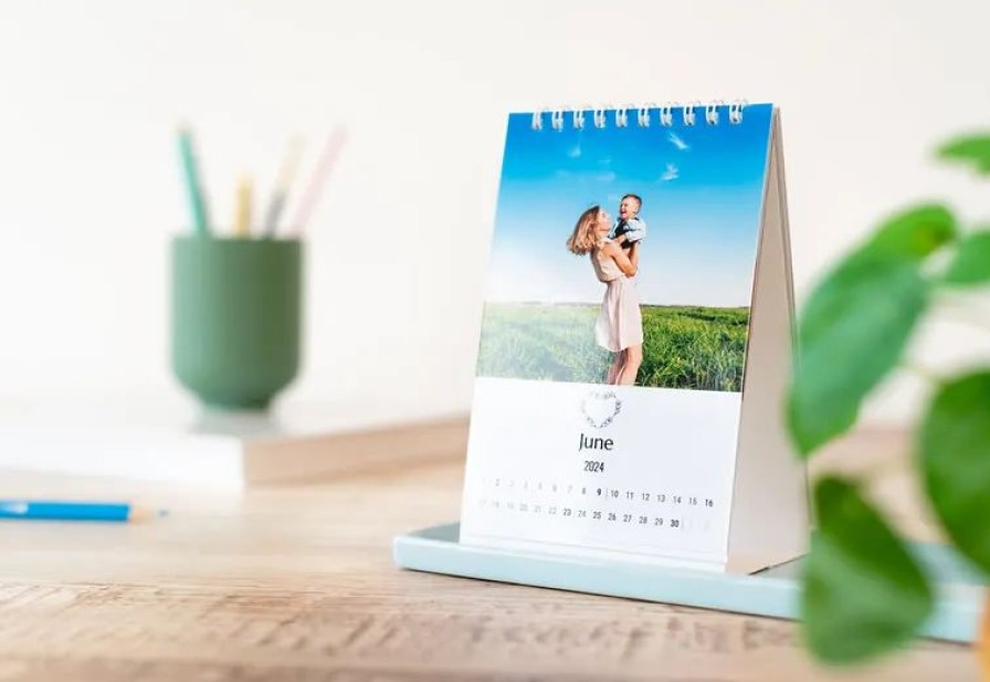 Geschenken Smartphoto Woondecoratie | Bureaukalender Met Spiraalbinding