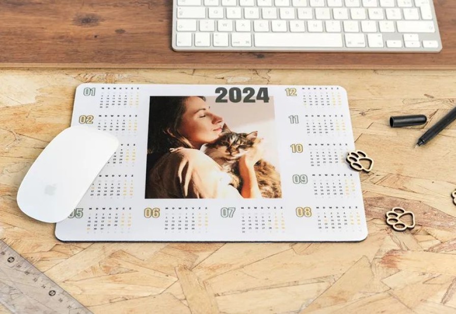 Geschenken Smartphoto Woondecoratie | Muismat Met Kalender