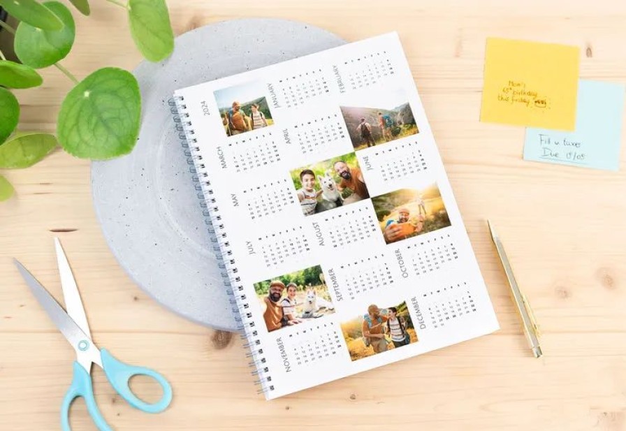 Kalenders & Agenda'S Smartphoto Bureaukalenders | Fotoschrift Met Kalender