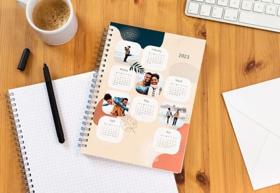 Kalenders & Agenda'S Smartphoto Bureaukalenders | Fotoschrift Met Kalender