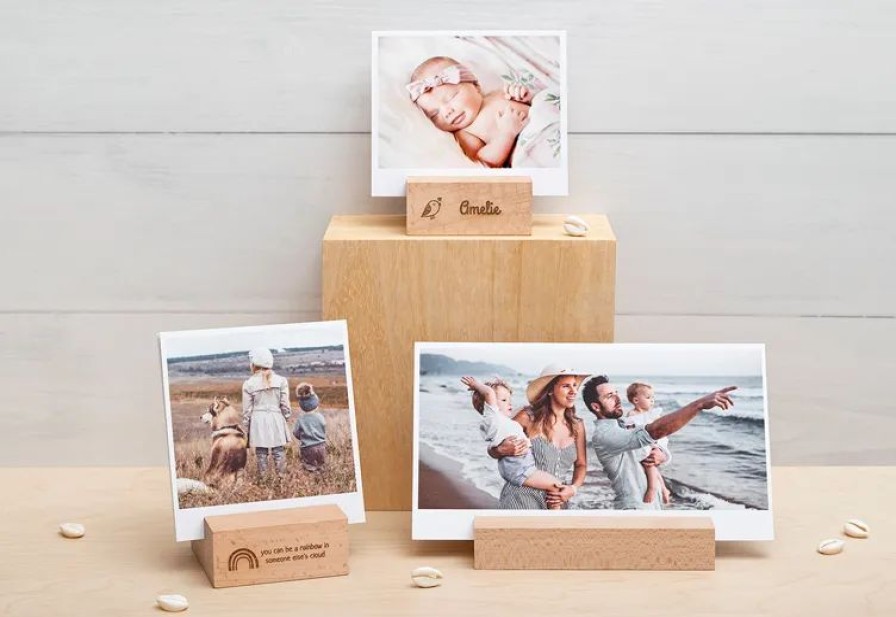 Geschenken Smartphoto Gegraveerde Producten | Design Fotohouder Met Foto'S