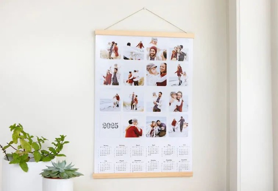 Geschenken Smartphoto Woondecoratie | Jaarplanner Met Magnetische Hanger