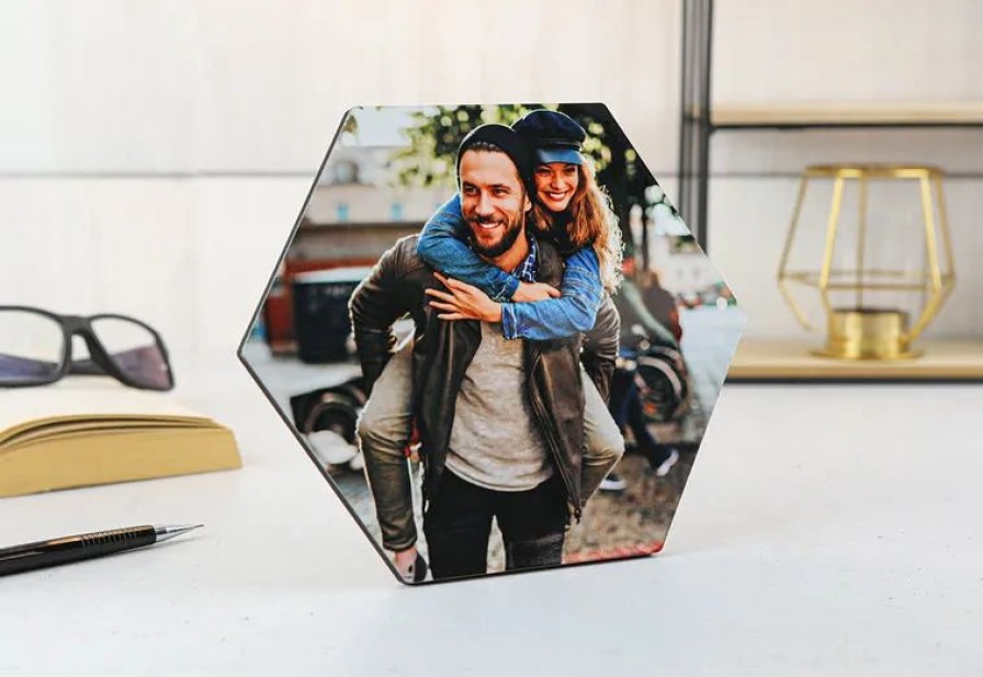 Geschenken Smartphoto Woondecoratie | Hexagon Tegel