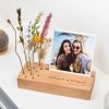 Geschenken Smartphoto Gegraveerde Producten | Luxe Fotoprints Met Gedroogde Bloemen