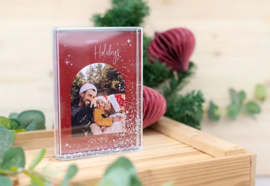 Geschenken Smartphoto Woondecoratie | Glitter, Hartjes Of Sneeuw Fotoblok